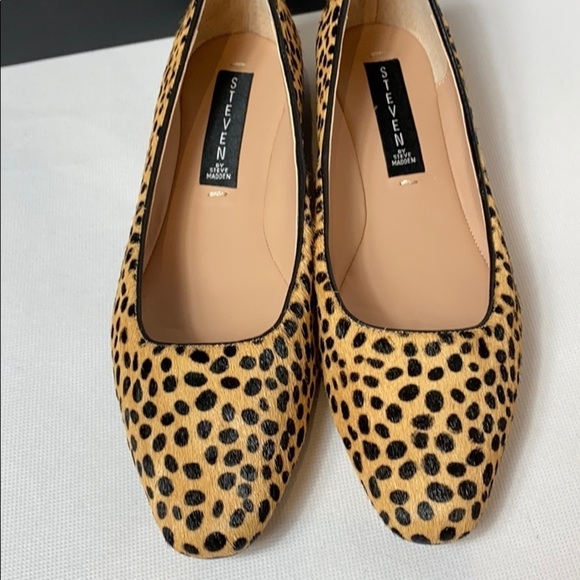 Steve Madden Bantry cheetah calf hair flats - Picture 3 of 8